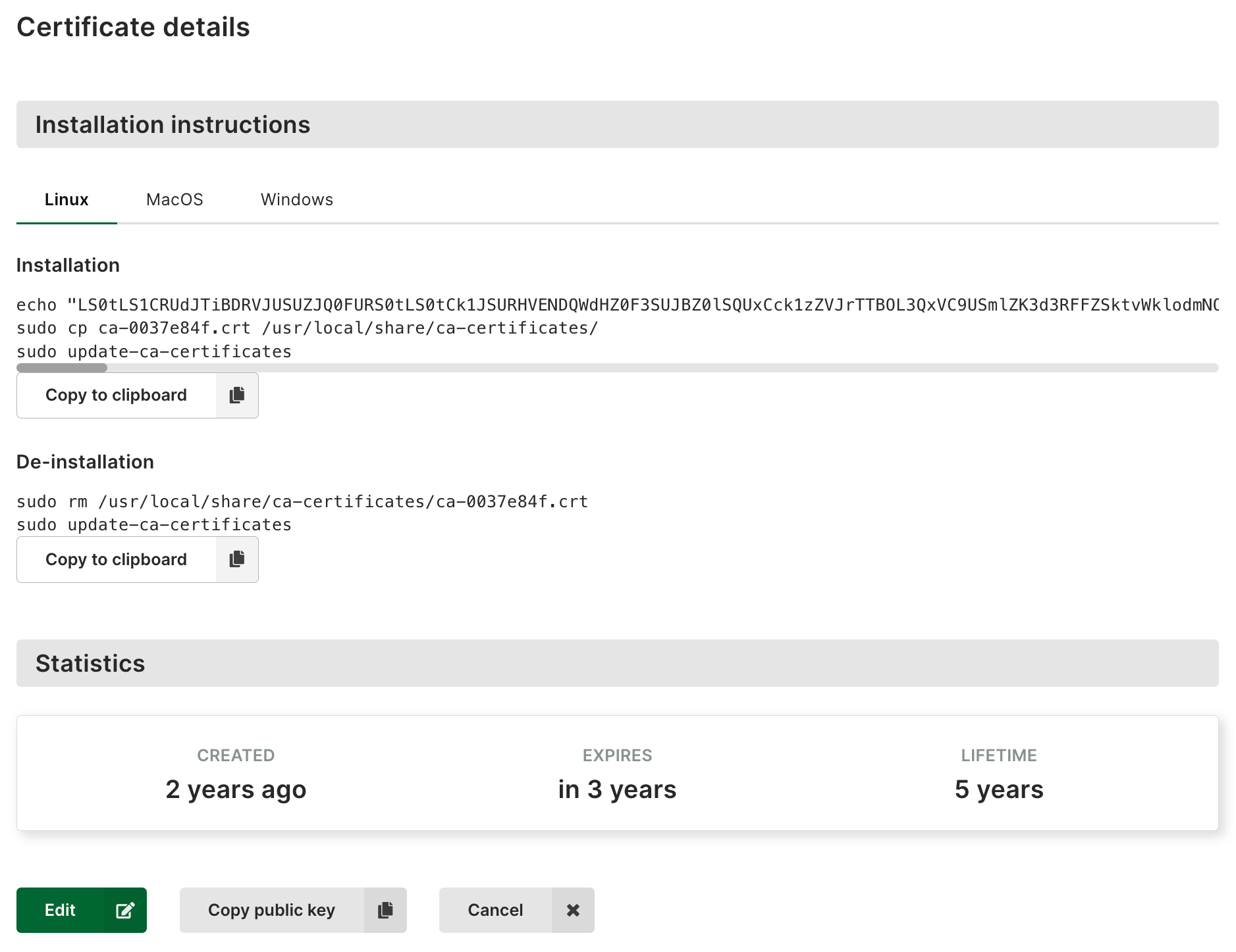 Arango Managed Platform Certificate Install Instructions