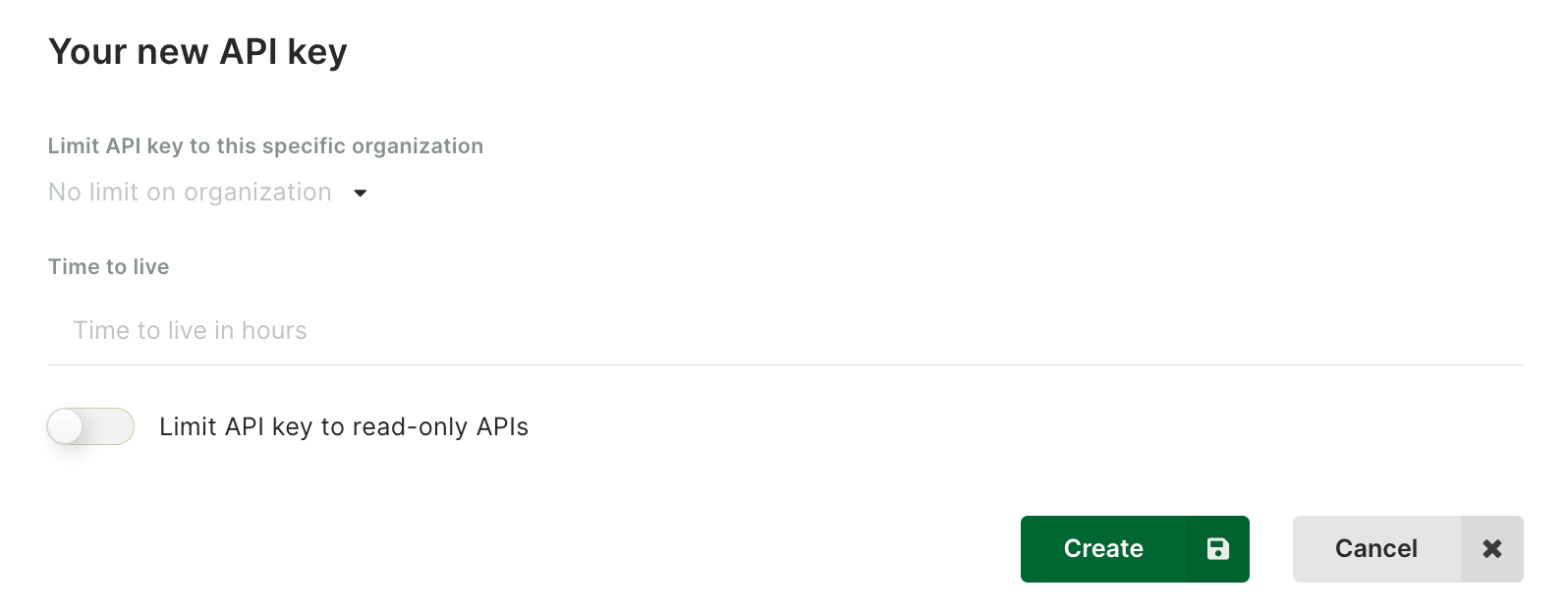Arango Managed Platform New API key