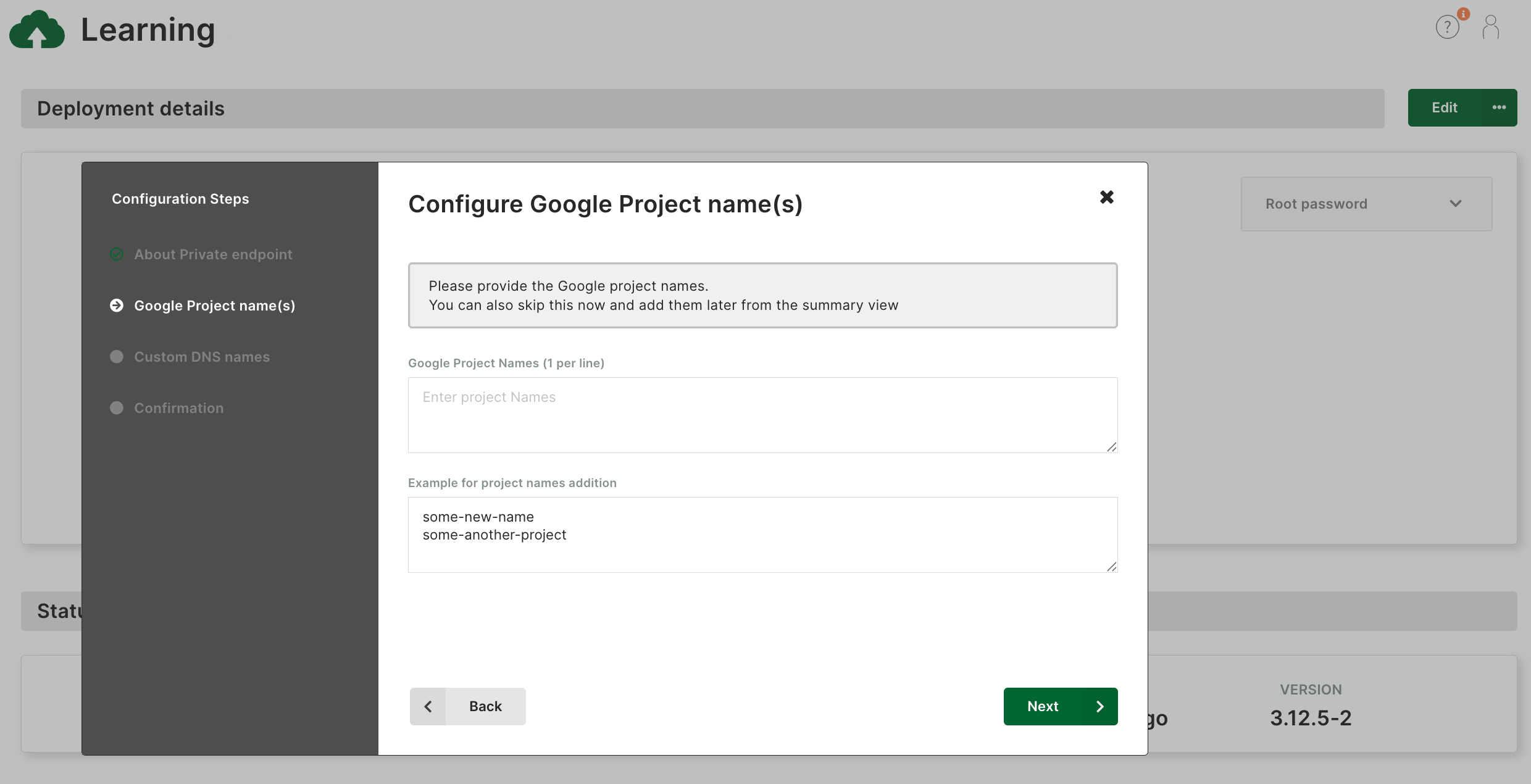 Arango Managed Platform GCP Deployment Private Endpoint Setup 2