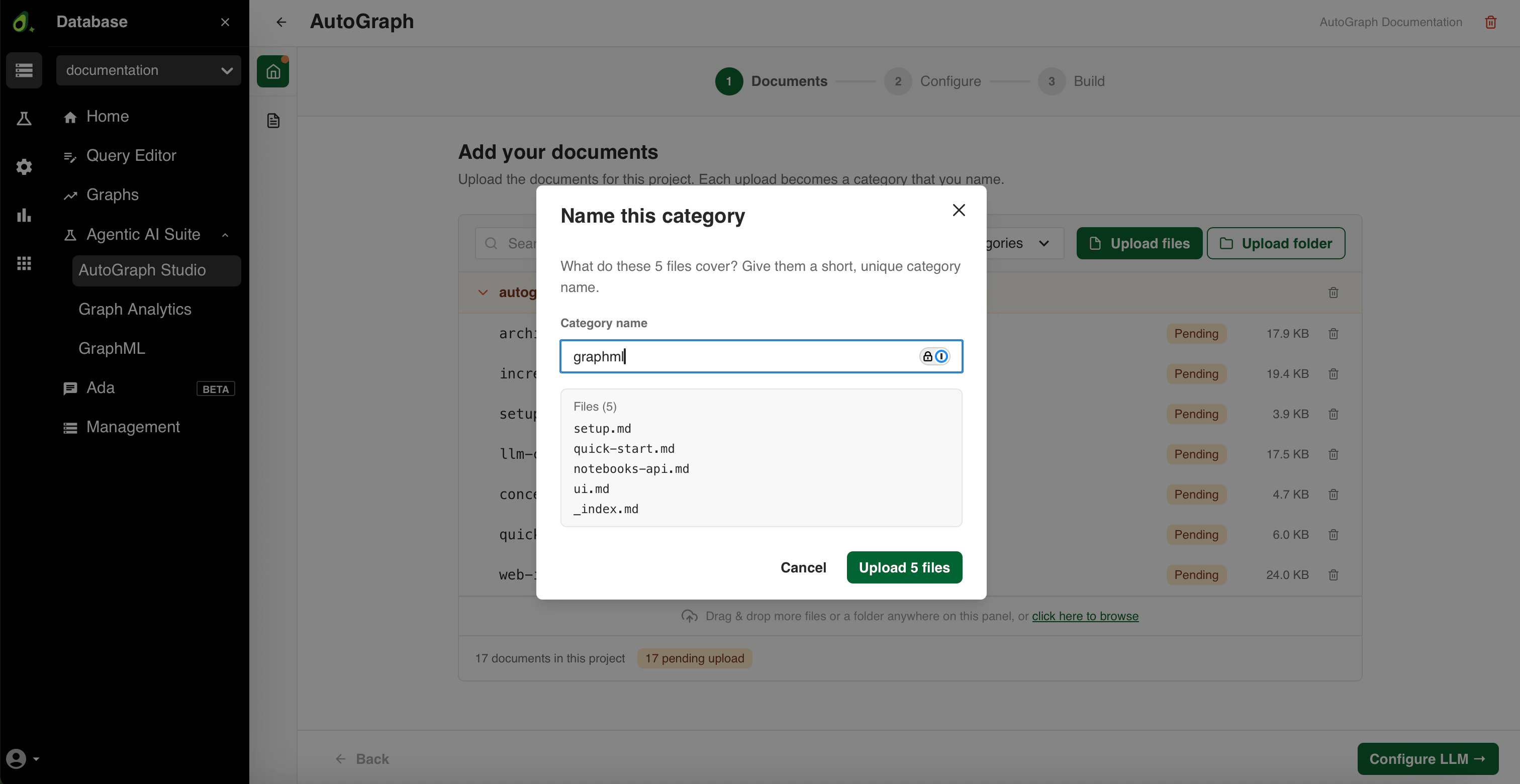 The Name this category dialog of a second upload