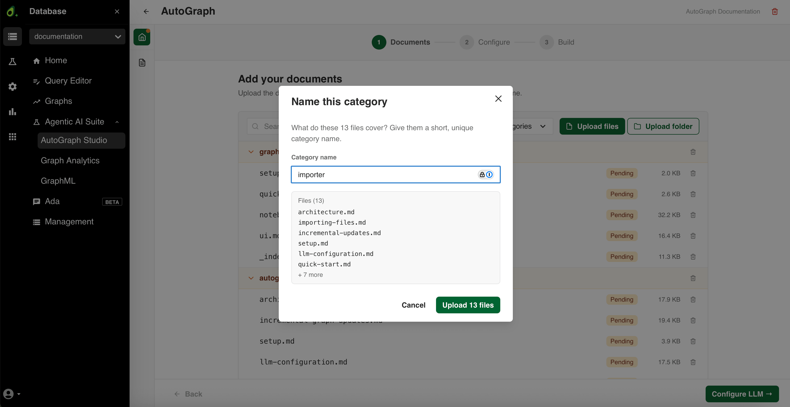 The Name this category dialog of a third upload